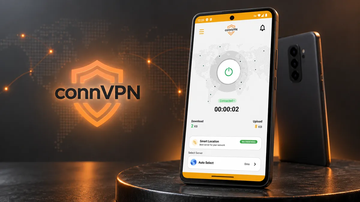 XCONN VPN app running on Android