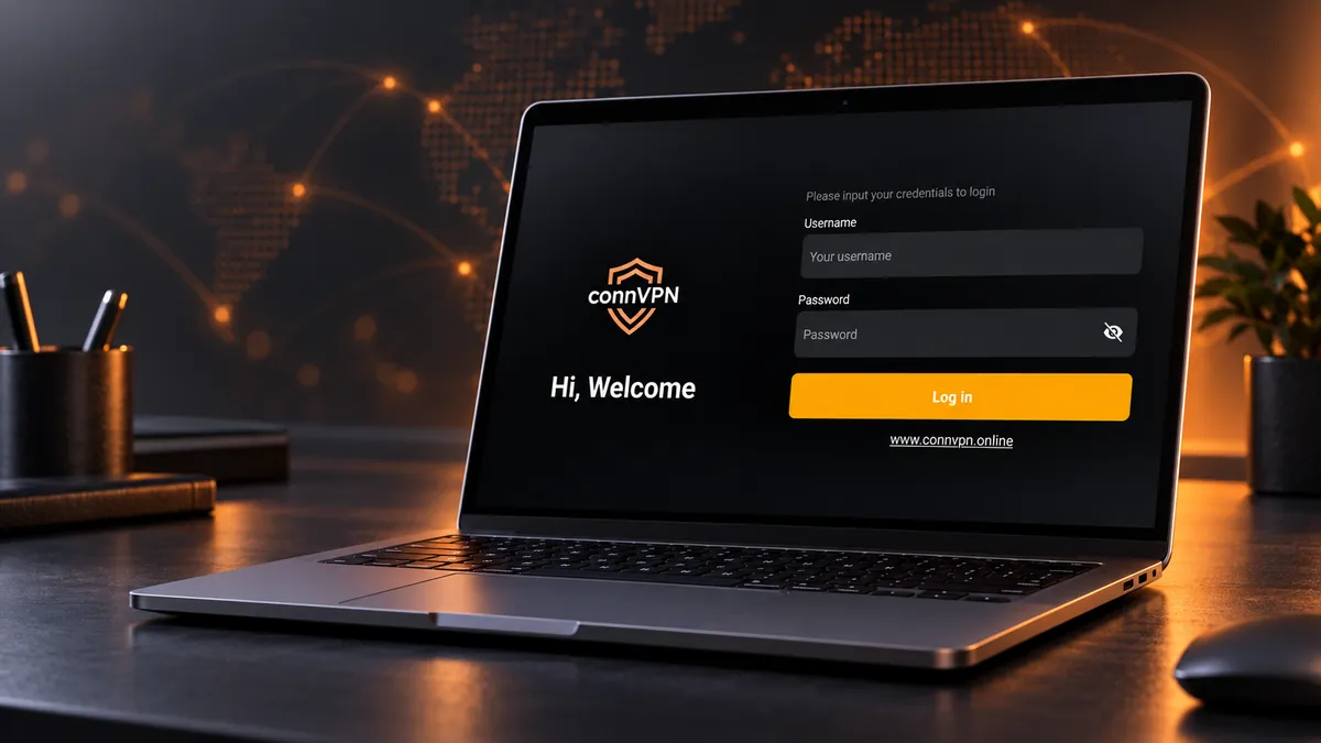 XCONN VPN app running on macOS